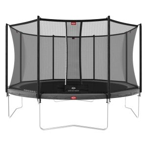 Trampoline 430 BERG gris Regular Favorit et filet + Echelle offerte