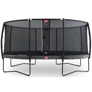 Trampoline ovale gris 520 BERG Champion et filet + Echelle offerte