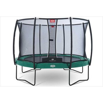 Trampoline 380 cm BERG Elite vert et filet + Echelle offerte