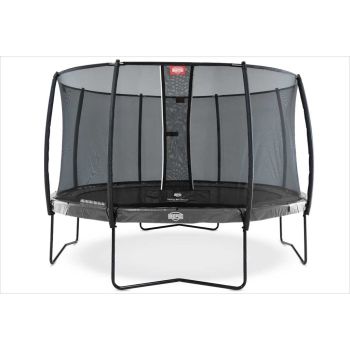 Trampoline 380 cm BERG Elite Gris et filet + Echelle offerte