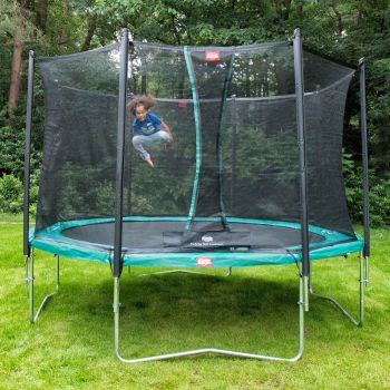 Trampoline 430 BERG gris Regular Favorit et filet + Echelle offerte