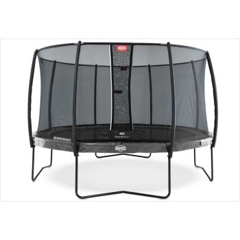 Trampoline 430 cm BERG Elite Gris et filet + Echelle offerte