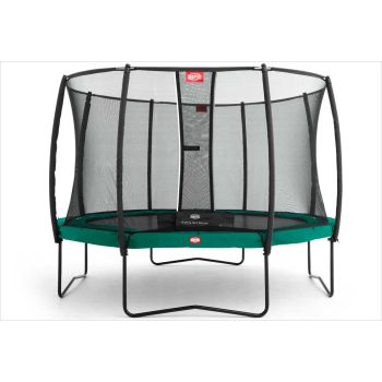 Trampoline 380 cm vert BERG Champion et filet + Echelle offerte