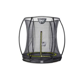 Trampoline enterré rond 183cm noir et filet de sécurité Sihouette EXIT