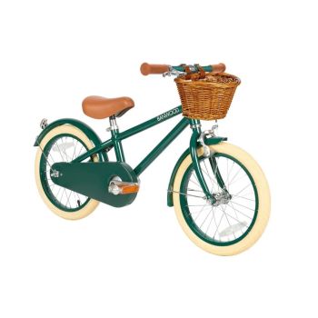 Vélo enfant vert foncé 16 pouces en alliage léger Banwood