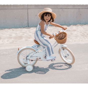 Vélo enfant blanc 16 pouces en alliage léger Banwood