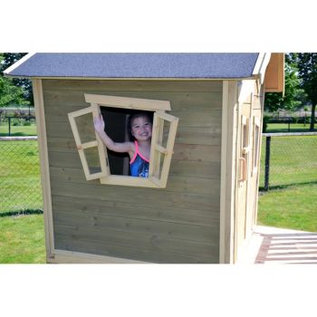 Maison en bois sur pilotis Crooky 500 - Exit